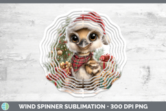 GorgeousFarm Christmas Santa Wind Spinner design.
