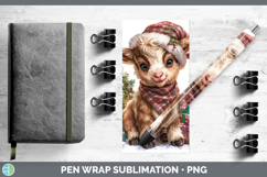 GorgeousFarm Christmas Santa Pen Wrap design.