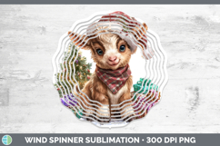 GorgeousFarm Christmas Santa Wind Spinner design.
