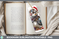 GorgeousFarm Christmas Santa Bookmark design.