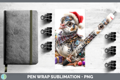GorgeousFarm Christmas Santa Pen Wrap design.