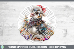 GorgeousFarm Christmas Santa Wind Spinner design.