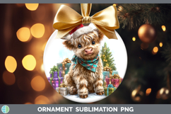 GorgeousFarm Christmas Santa Ornament design.