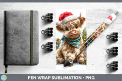GorgeousFarm Christmas Santa Pen Wrap design.
