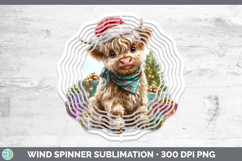 GorgeousFarm Christmas Santa Wind Spinner design.