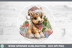 GorgeousFarm Christmas Santa Wind Spinner design.