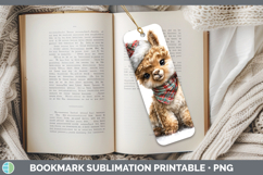 GorgeousFarm Christmas Santa Bookmark design.