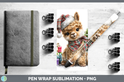 GorgeousFarm Christmas Santa Pen Wrap design.