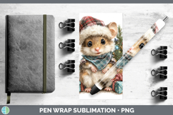 GorgeousFarm Christmas Santa Pen Wrap design.