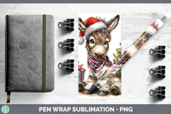 GorgeousFarm Christmas Santa Pen Wrap design.