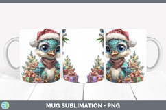 GorgeousFarm Christmas Santa Mug Wrap design.