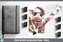 GorgeousFarm Christmas Santa Pen Wrap design.