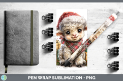 GorgeousFarm Christmas Santa Pen Wrap design.