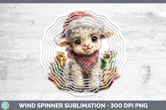 GorgeousFarm Christmas Santa Wind Spinner design.