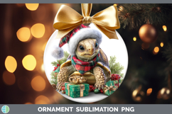 GorgeousFarm Christmas Santa Ornament design.