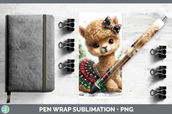 GorgeousFarm Cute Christmas Pen Wrap design.