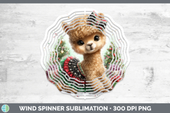GorgeousFarm Cute Christmas Wind Spinner design.