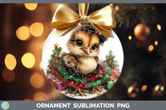 GorgeousFarm Cute Christmas Ornament design.