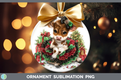 GorgeousFarm Cute Christmas Ornament design.