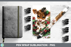 GorgeousFarm Cute Christmas Pen Wrap design.