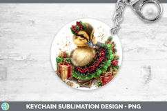 GorgeousFarm Cute Christmas Keychain design.
