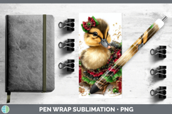 GorgeousFarm Cute Christmas Pen Wrap design.