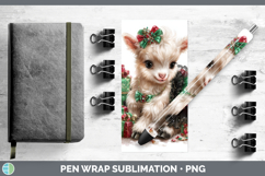 GorgeousFarm Cute Christmas Pen Wrap design.