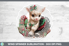 GorgeousFarm Cute Christmas Wind Spinner design.