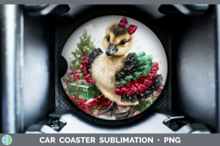 GorgeousFarm Cute Christmas Car Coaster design.
