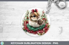 GorgeousFarm Cute Christmas Keychain design.