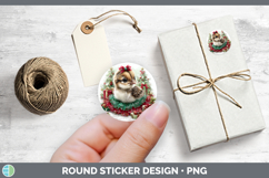 GorgeousFarm Cute Christmas Stickers design.
