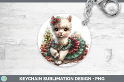 GorgeousFarm Cute Christmas Keychain design.
