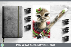 GorgeousFarm Cute Christmas Pen Wrap design.