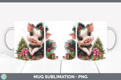 GorgeousFarm Cute Christmas Mug Wrap design.