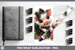 GorgeousFarm Cute Christmas Pen Wrap design.