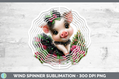 GorgeousFarm Cute Christmas Wind Spinner design.