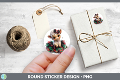GorgeousFarm Cute Christmas Stickers design.