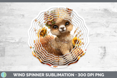 GorgeousFarm Cute Thanksgiving Wind Spinner design.