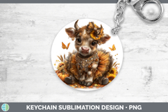 GorgeousFarm Cute Thanksgiving Keychain design.