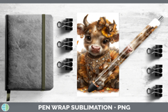 GorgeousFarm Cute Thanksgiving Pen Wrap design.