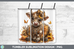 GorgeousFarm Cute Thanksgiving Tumbler design.