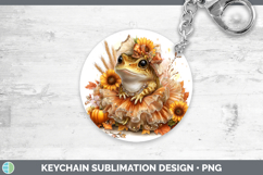GorgeousFarm Cute Thanksgiving Keychain design.