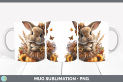 GorgeousFarm Cute Thanksgiving Mug Wrap design.