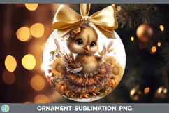 GorgeousFarm Cute Thanksgiving Ornament design.
