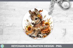 GorgeousFarm Cute Thanksgiving Keychain design.