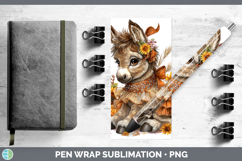 GorgeousFarm Cute Thanksgiving Pen Wrap design.