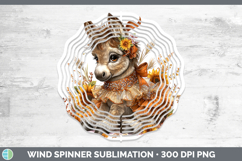GorgeousFarm Cute Thanksgiving Wind Spinner design.