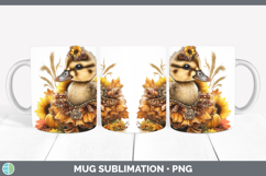 GorgeousFarm Cute Thanksgiving Mug Wrap design.