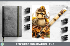 GorgeousFarm Cute Thanksgiving Pen Wrap design.