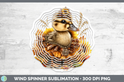 GorgeousFarm Cute Thanksgiving Wind Spinner design.